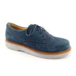 SAMUEL HUBBARD Blue Nubuck Leather Lace-up Walking Sneaker Oxfords Shoes 9